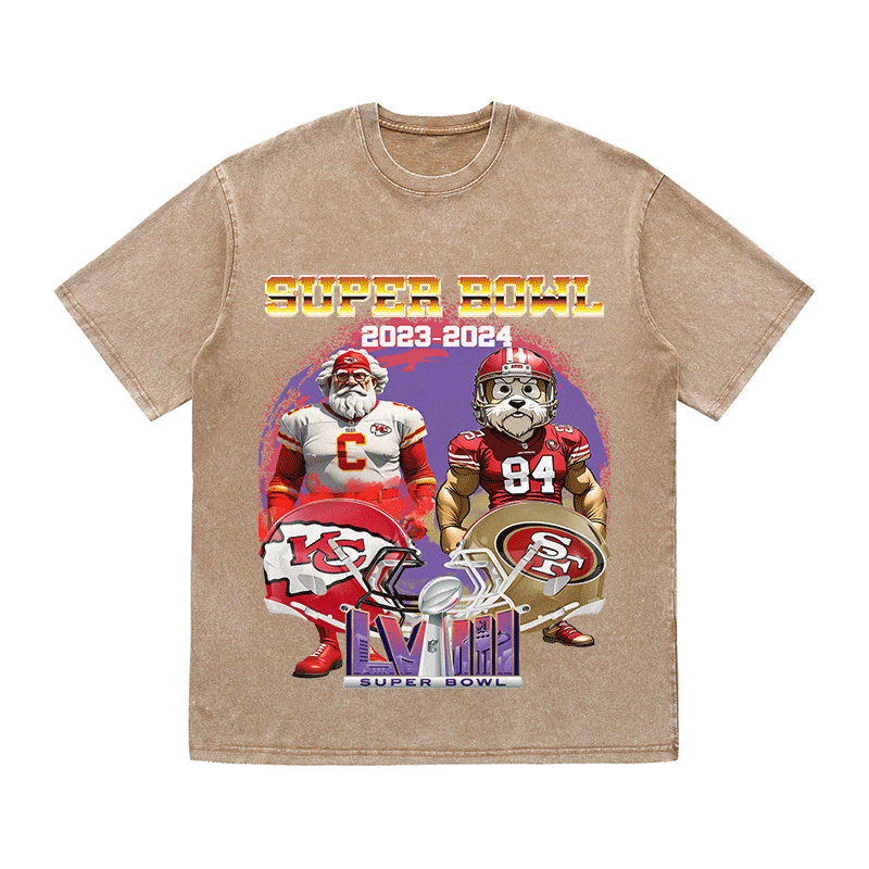 RDMCLOTHINGART tapestry hoodie SUPERBOWL HEAVY WEIGHT COTTON TEE-9196