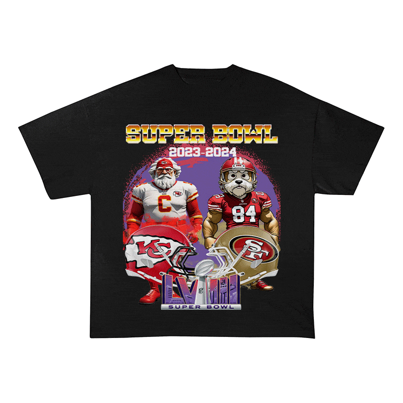 RDMCLOTHINGART tapestry hoodie SUPERBOWL HEAVY WEIGHT COTTON TEE-9196