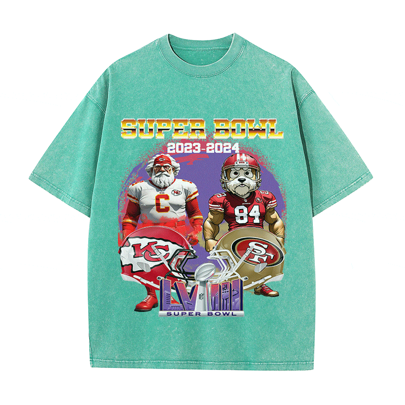 RDMCLOTHINGART tapestry hoodie SUPERBOWL HEAVY WEIGHT COTTON TEE-9196