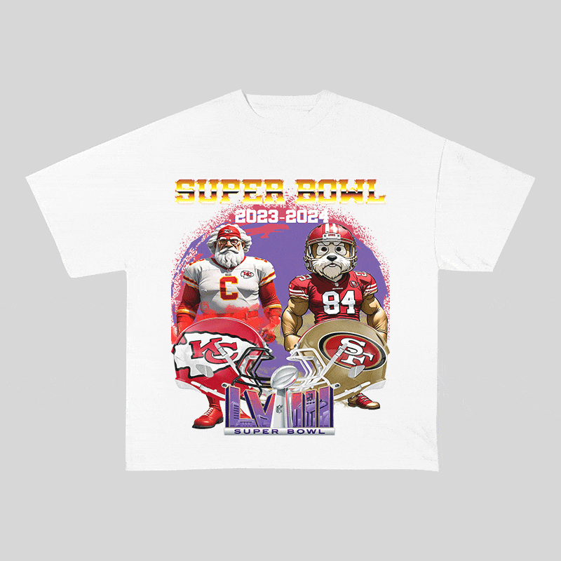 RDMCLOTHINGART tapestry hoodie SUPERBOWL HEAVY WEIGHT COTTON TEE-9196