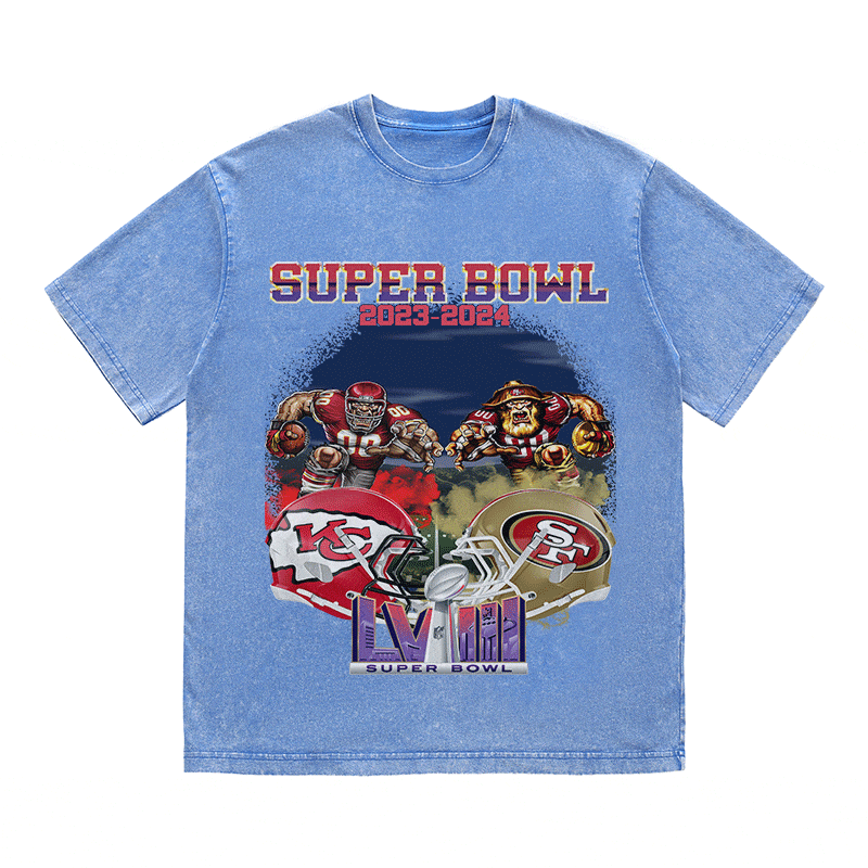 RDMCLOTHINGART tapestry hoodie SUPERBOWL HEAVY WEIGHT COTTON TEE-9197
