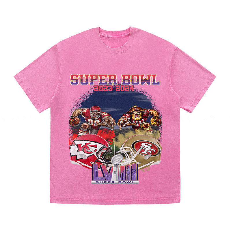 RDMCLOTHINGART tapestry hoodie SUPERBOWL HEAVY WEIGHT COTTON TEE-9197