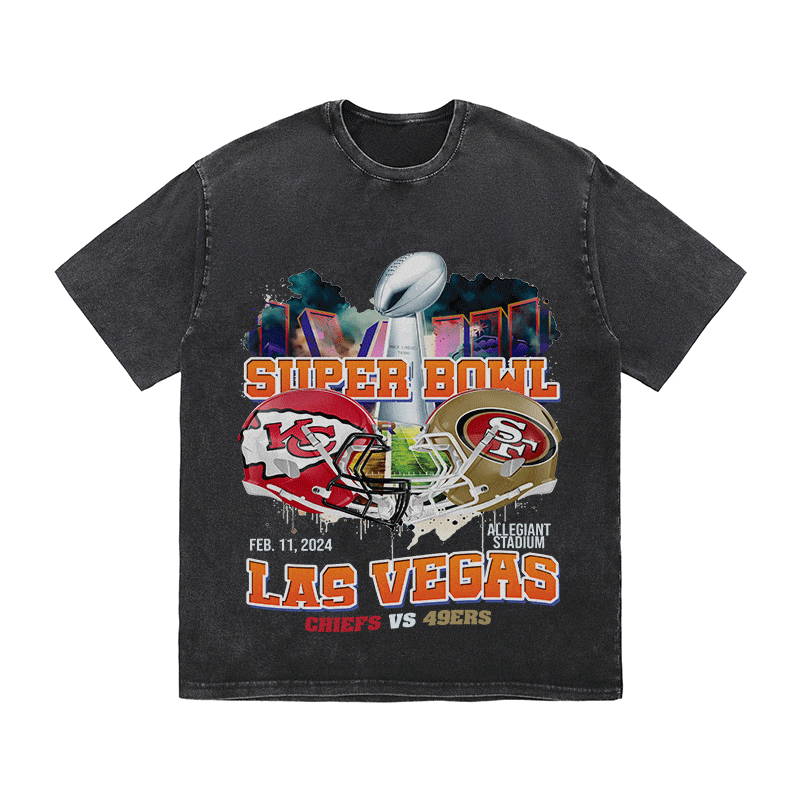 RDMCLOTHINGART tapestry hoodie SUPERBOWL HEAVY WEIGHT COTTON TEE-9198