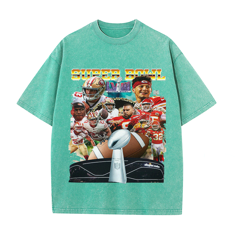 RDMCLOTHINGART tapestry hoodie SUPERBOWL HEAVY WEIGHT COTTON TEE-9199