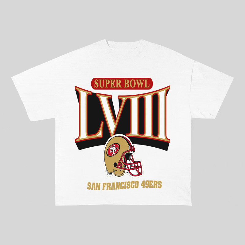 RDMCLOTHINGART tapestry hoodie SUPERBOWL HEAVY WEIGHT COTTON TEE-9202