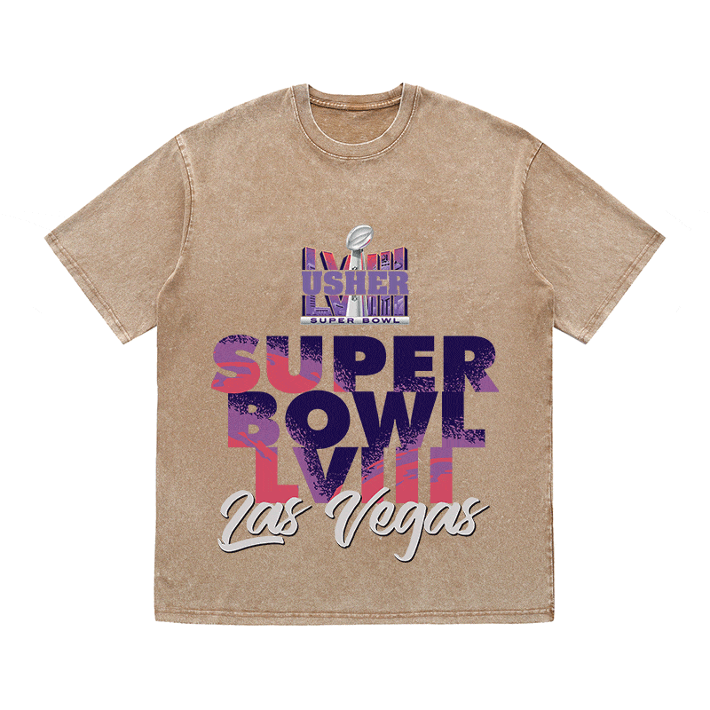 RDMCLOTHINGART tapestry hoodie SUPERBOWL HEAVY WEIGHT COTTON TEE-9203