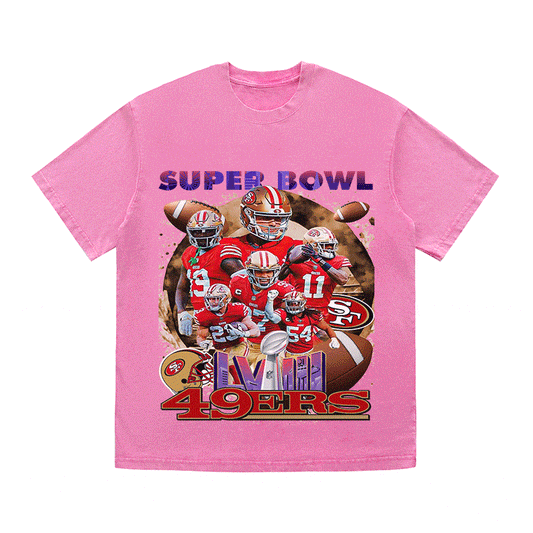 RDMCLOTHINGART tapestry hoodie SUPERBOWL HEAVY WEIGHT COTTON TEE-9205