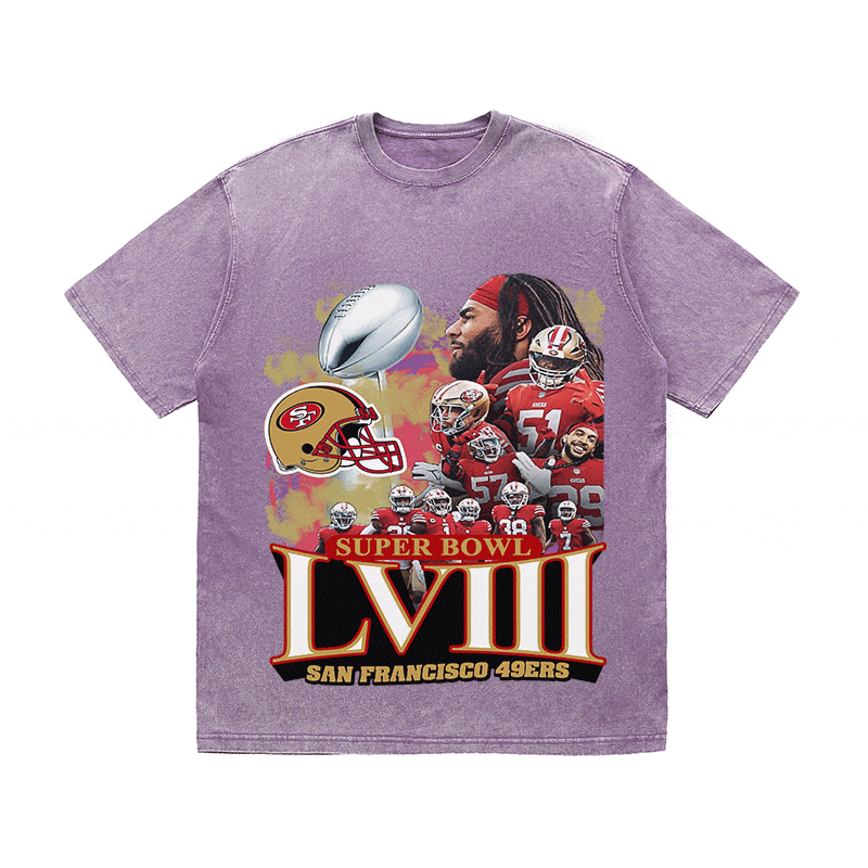 RDMCLOTHINGART tapestry hoodie SUPERBOWL HEAVY WEIGHT COTTON TEE-9206