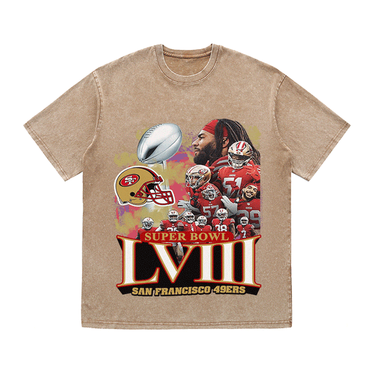 RDMCLOTHINGART tapestry hoodie SUPERBOWL HEAVY WEIGHT COTTON TEE-9206