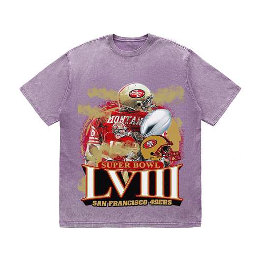 RDMCLOTHINGART tapestry hoodie SUPERBOWL HEAVY WEIGHT COTTON TEE-9207