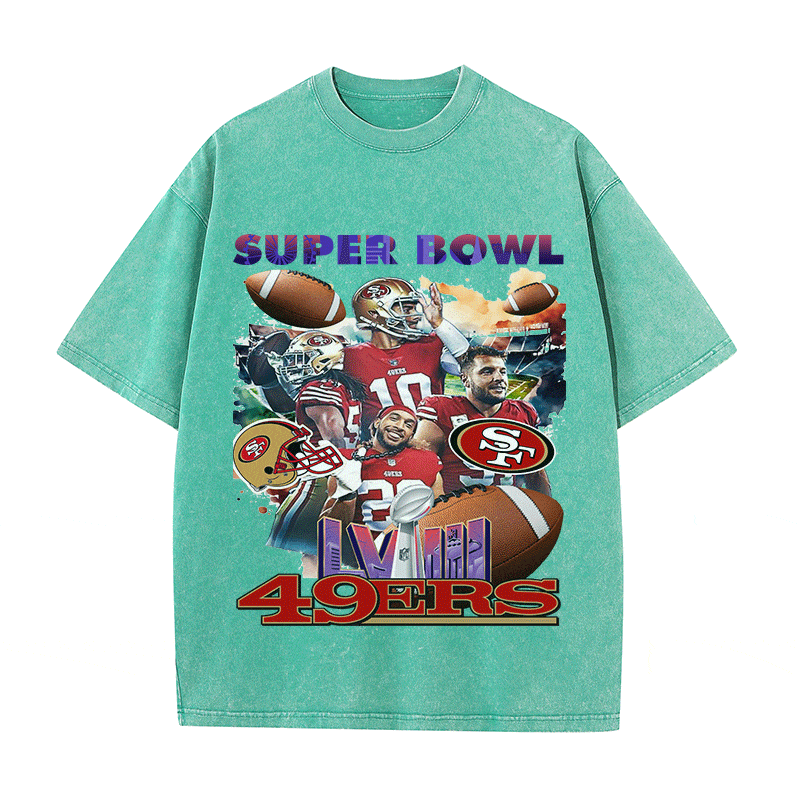RDMCLOTHINGART tapestry hoodie SUPERBOWL HEAVY WEIGHT COTTON TEE-9208