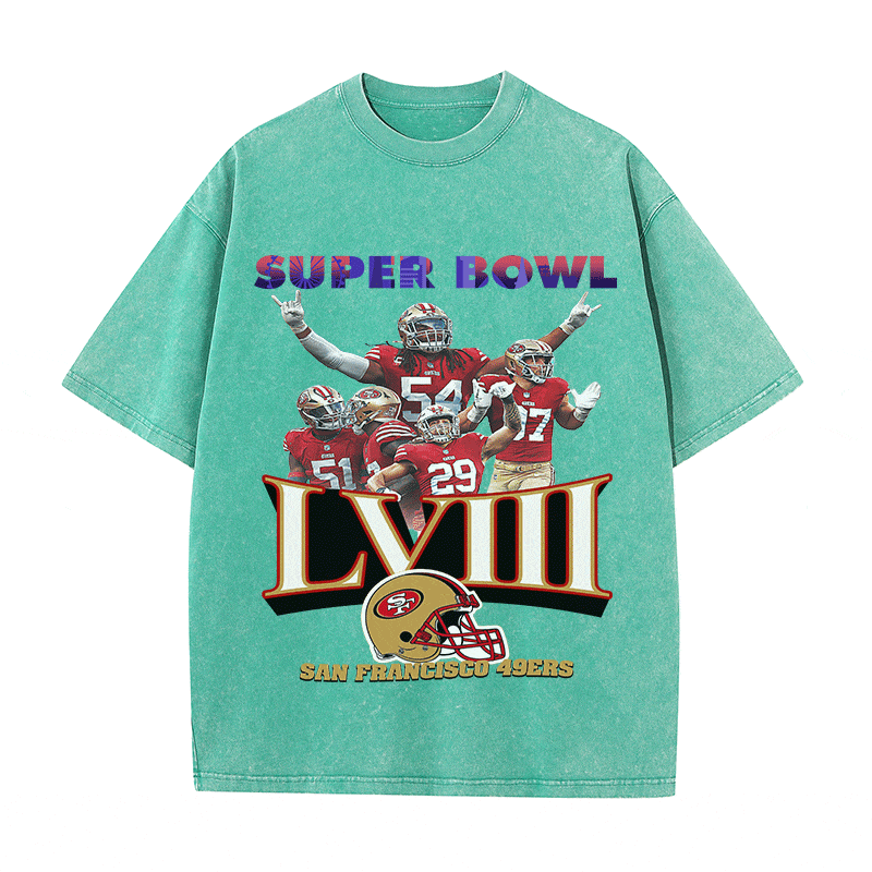 RDMCLOTHINGART tapestry hoodie SUPERBOWL HEAVY WEIGHT COTTON TEE-9215