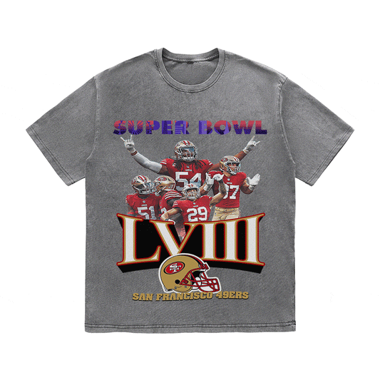RDMCLOTHINGART tapestry hoodie SUPERBOWL HEAVY WEIGHT COTTON TEE-9215
