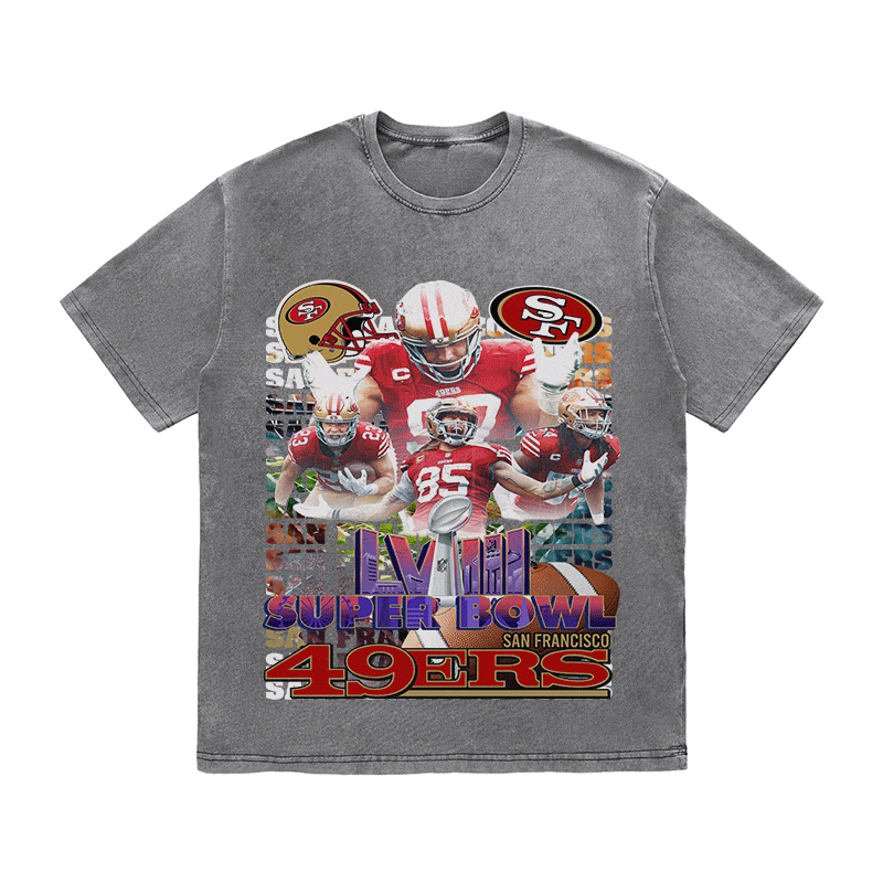 RDMCLOTHINGART tapestry hoodie SUPERBOWL HEAVY WEIGHT COTTON TEE-9217