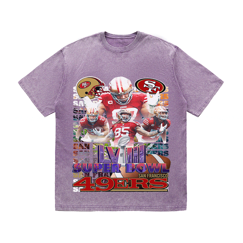 RDMCLOTHINGART tapestry hoodie SUPERBOWL HEAVY WEIGHT COTTON TEE-9217