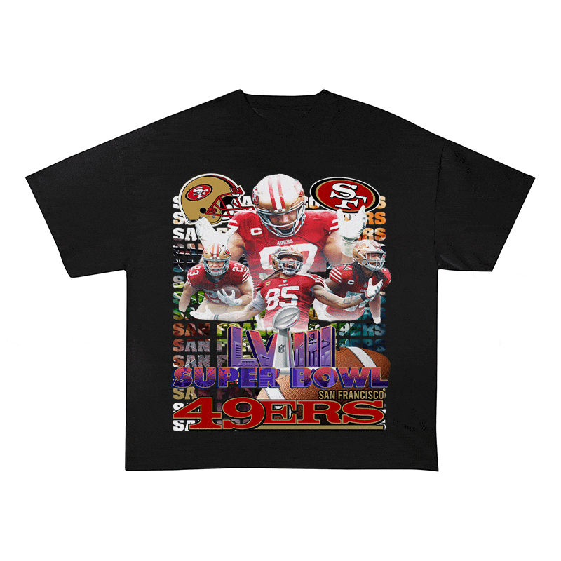 RDMCLOTHINGART tapestry hoodie SUPERBOWL HEAVY WEIGHT COTTON TEE-9217