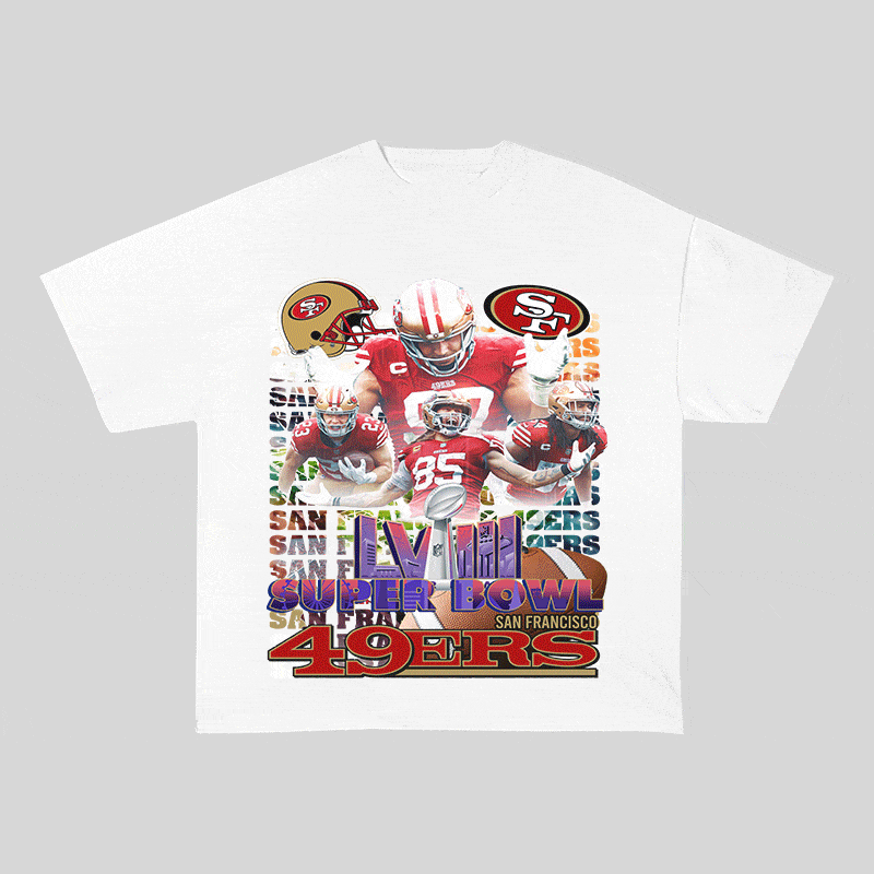 RDMCLOTHINGART tapestry hoodie SUPERBOWL HEAVY WEIGHT COTTON TEE-9217