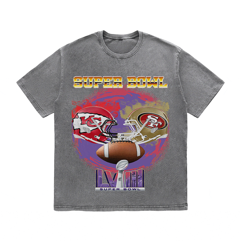 RDMCLOTHINGART tapestry hoodie SUPERBOWL WO YEAR HEAVY WEIGHT COTTON TEE-9184