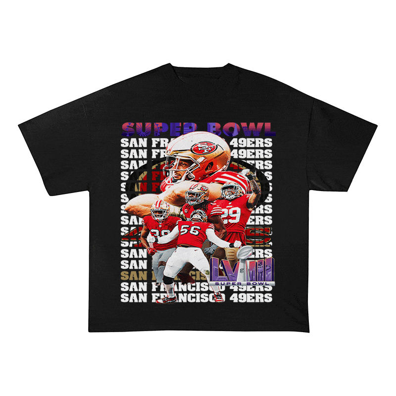 RDMCLOTHINGART tapestry hoodie SUPERBOWL22 HEAVY WEIGHT COTTON TEE-9212