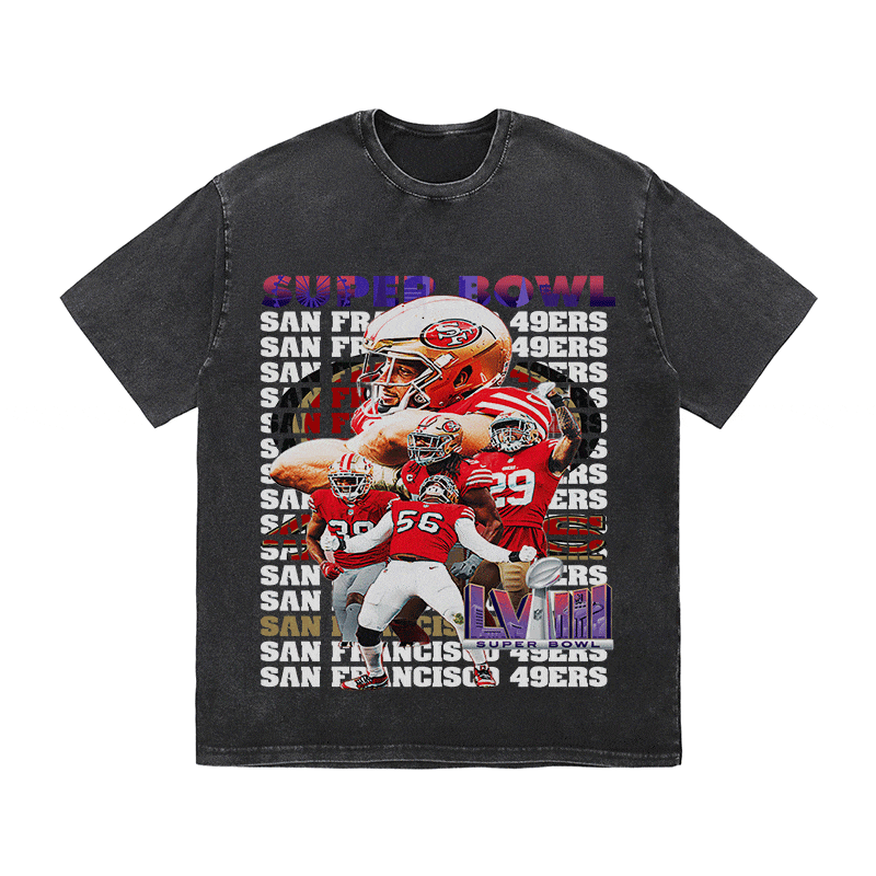RDMCLOTHINGART tapestry hoodie SUPERBOWL22 HEAVY WEIGHT COTTON TEE-9212