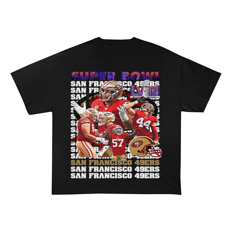 RDMCLOTHINGART tapestry hoodie SUPERBOWL23 HEAVY WEIGHT COTTON TEE-9213