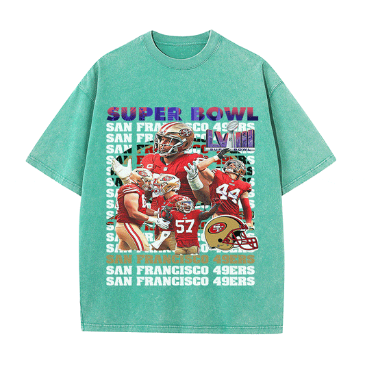RDMCLOTHINGART tapestry hoodie SUPERBOWL23 HEAVY WEIGHT COTTON TEE-9213