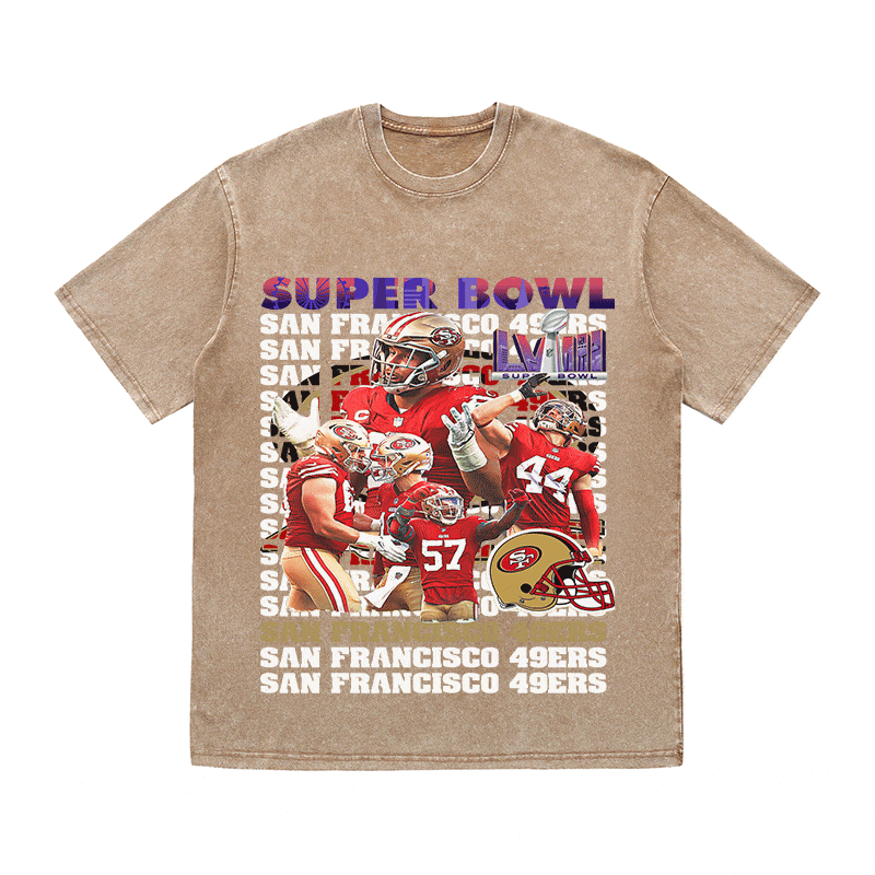RDMCLOTHINGART tapestry hoodie SUPERBOWL23 HEAVY WEIGHT COTTON TEE-9213