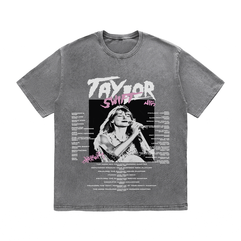 RDMCLOTHINGART tapestry hoodie TAYLOR SWIFT HEAVY WEIGHT COTTON TEE-8920
