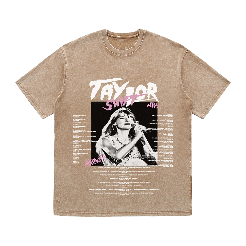 RDMCLOTHINGART tapestry hoodie TAYLOR SWIFT HEAVY WEIGHT COTTON TEE-8920