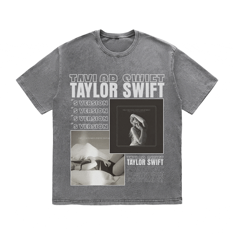 RDMCLOTHINGART tapestry hoodie TAYLOR SWIFT HEAVY WEIGHT COTTON TEE-9021