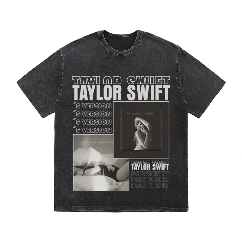 RDMCLOTHINGART tapestry hoodie TAYLOR SWIFT HEAVY WEIGHT COTTON TEE-9021
