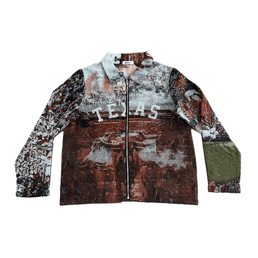 RDMCLOTHINGART tapestry hoodie TEXAS TAPESTRY JACKET
