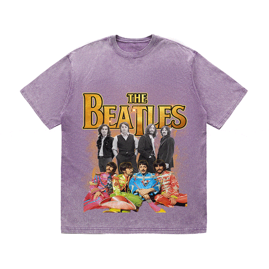 RDMCLOTHINGART tapestry hoodie THE BEATLES HEAVY WEIGHT COTTON TEE-9138
