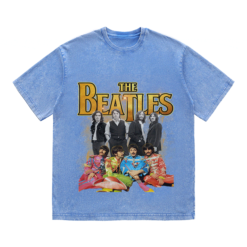 RDMCLOTHINGART tapestry hoodie THE BEATLES HEAVY WEIGHT COTTON TEE-9138