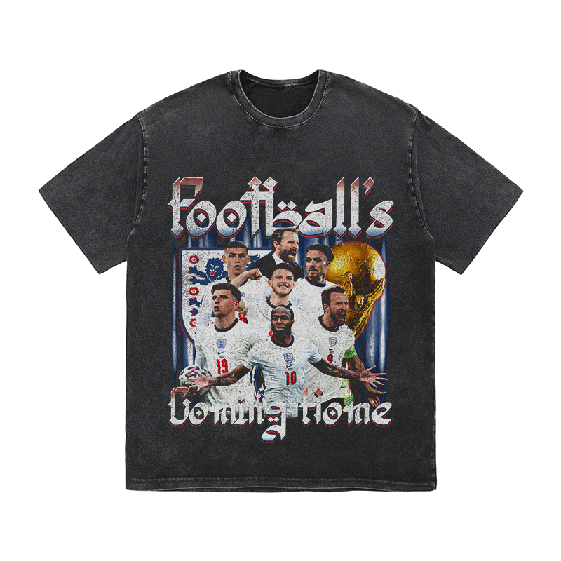 RDMCLOTHINGART tapestry hoodie THREE LIONS HEAVY WEIGHT COTTON TEE-8984