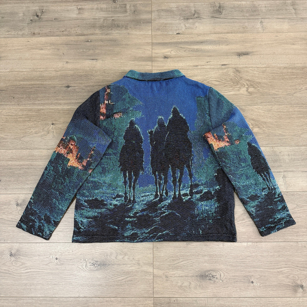 RDMCLOTHINGART tapestry hoodie THREE WISE MEN TAPESTRY JACKET