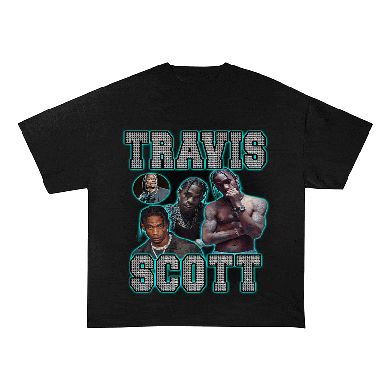 RDMCLOTHINGART tapestry hoodie TRAVIS SCOTT HEAVY WEIGHT COTTON TEE-9140