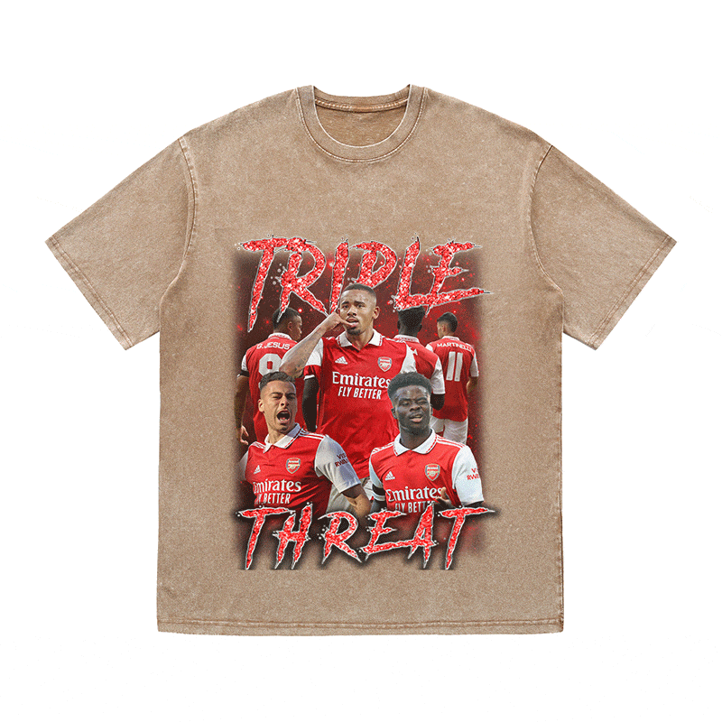 RDMCLOTHINGART tapestry hoodie TRIPLE THEAT HEAVY WEIGHT COTTON TEE-9177