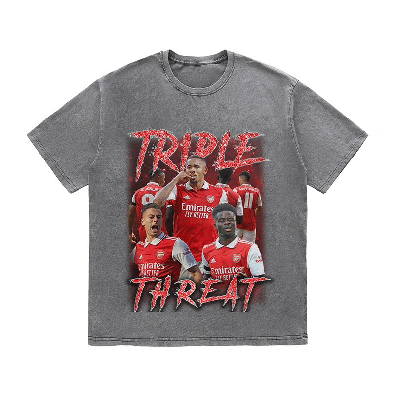 RDMCLOTHINGART tapestry hoodie TRIPLE THEAT HEAVY WEIGHT COTTON TEE-9177