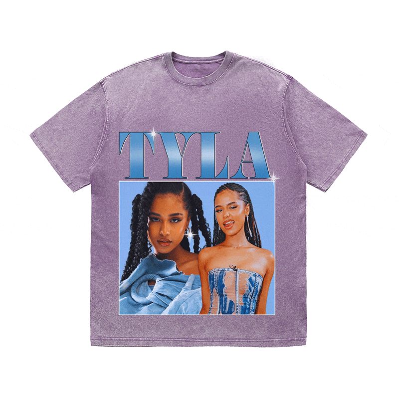 RDMCLOTHINGART tapestry hoodie TYLA HEAVY WEIGHT COTTON TEE-8871