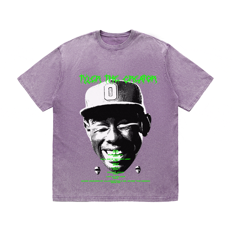RDMCLOTHINGART tapestry hoodie TYLER THE CREATOR HEAVY WEIGHT COTTON TEE-8895