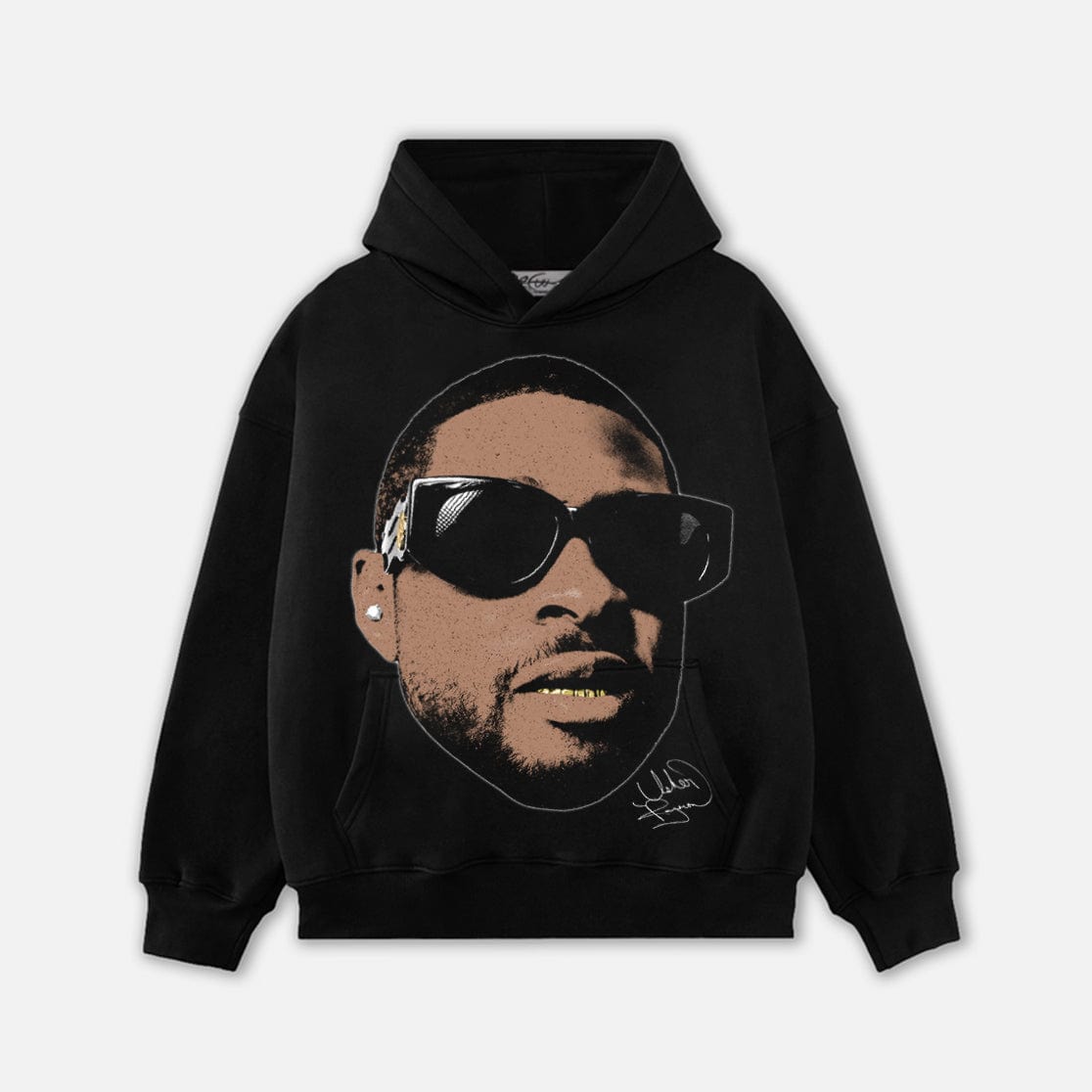 USHER HEAD HOODIE-1089 - RDMCLOTHINGART