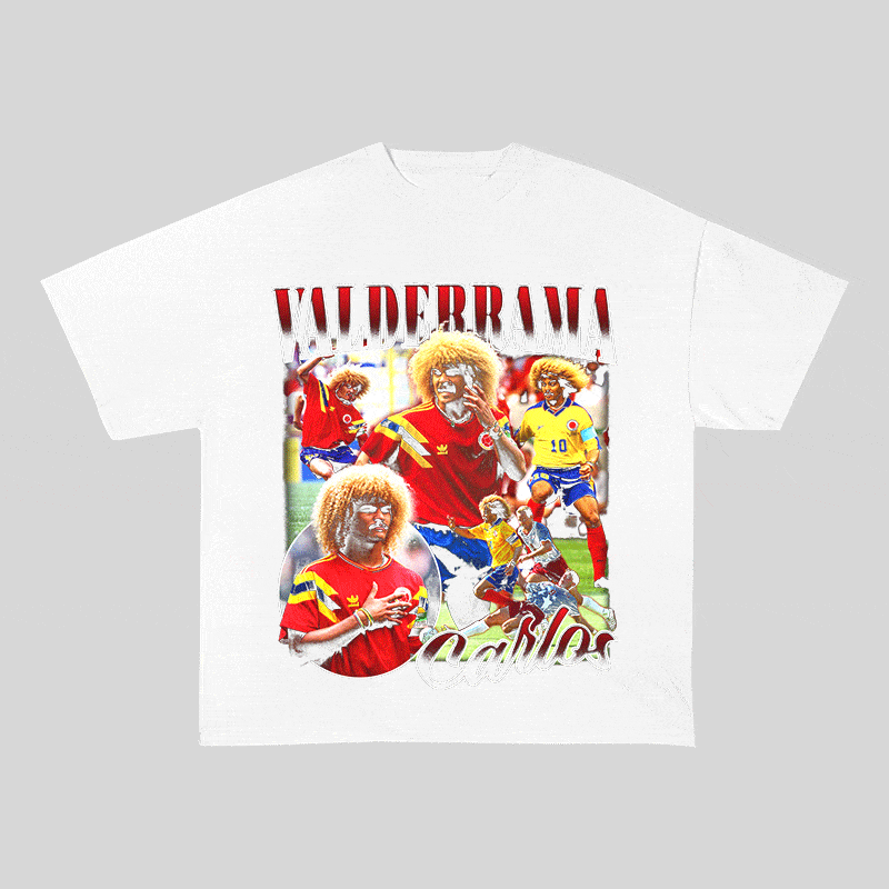 RDMCLOTHINGART tapestry hoodie VALDERRAMA HEAVY WEIGHT COTTON TEE-8986