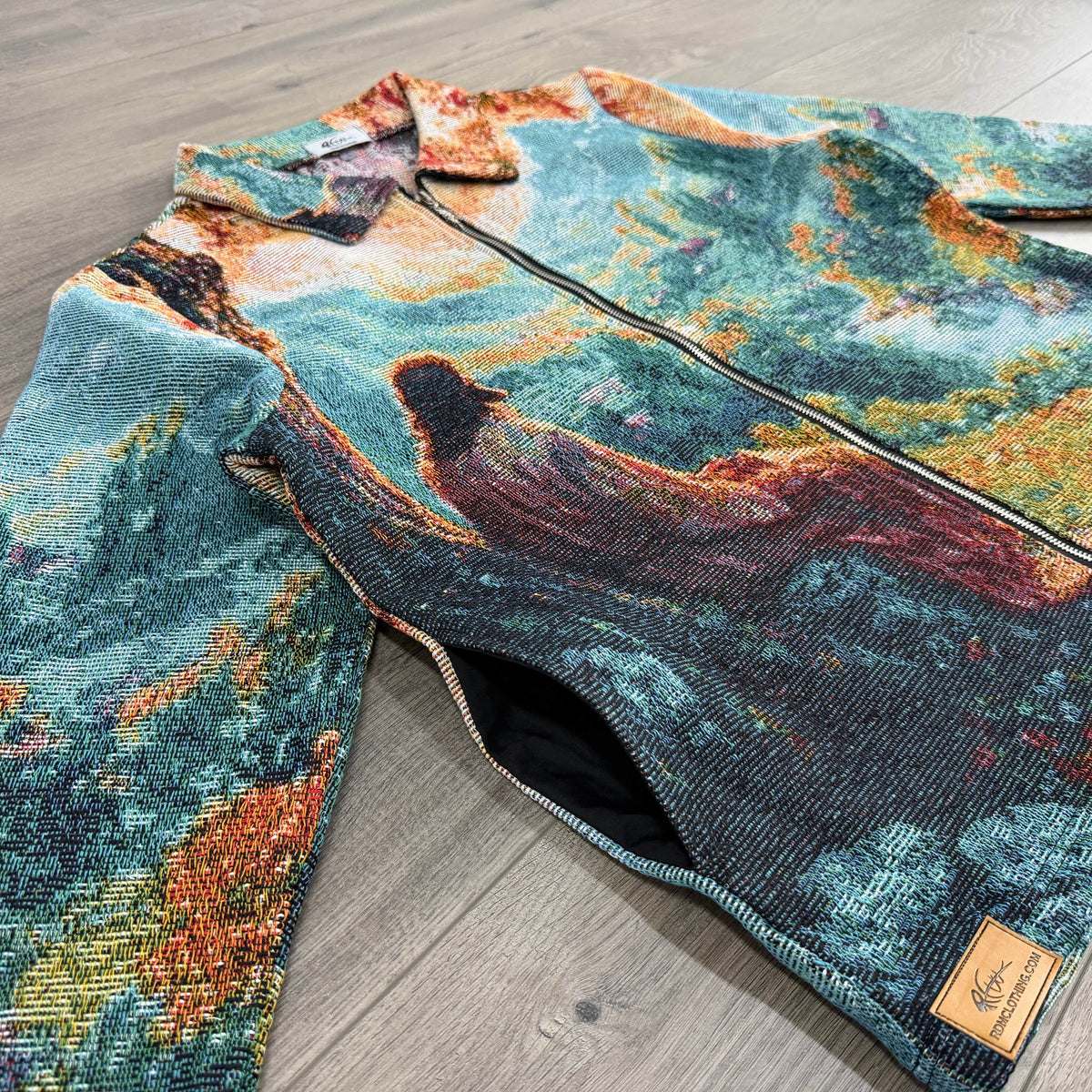 RDMCLOTHINGART tapestry hoodie VALLEY OF PEACE TAPESTRY JACKET
