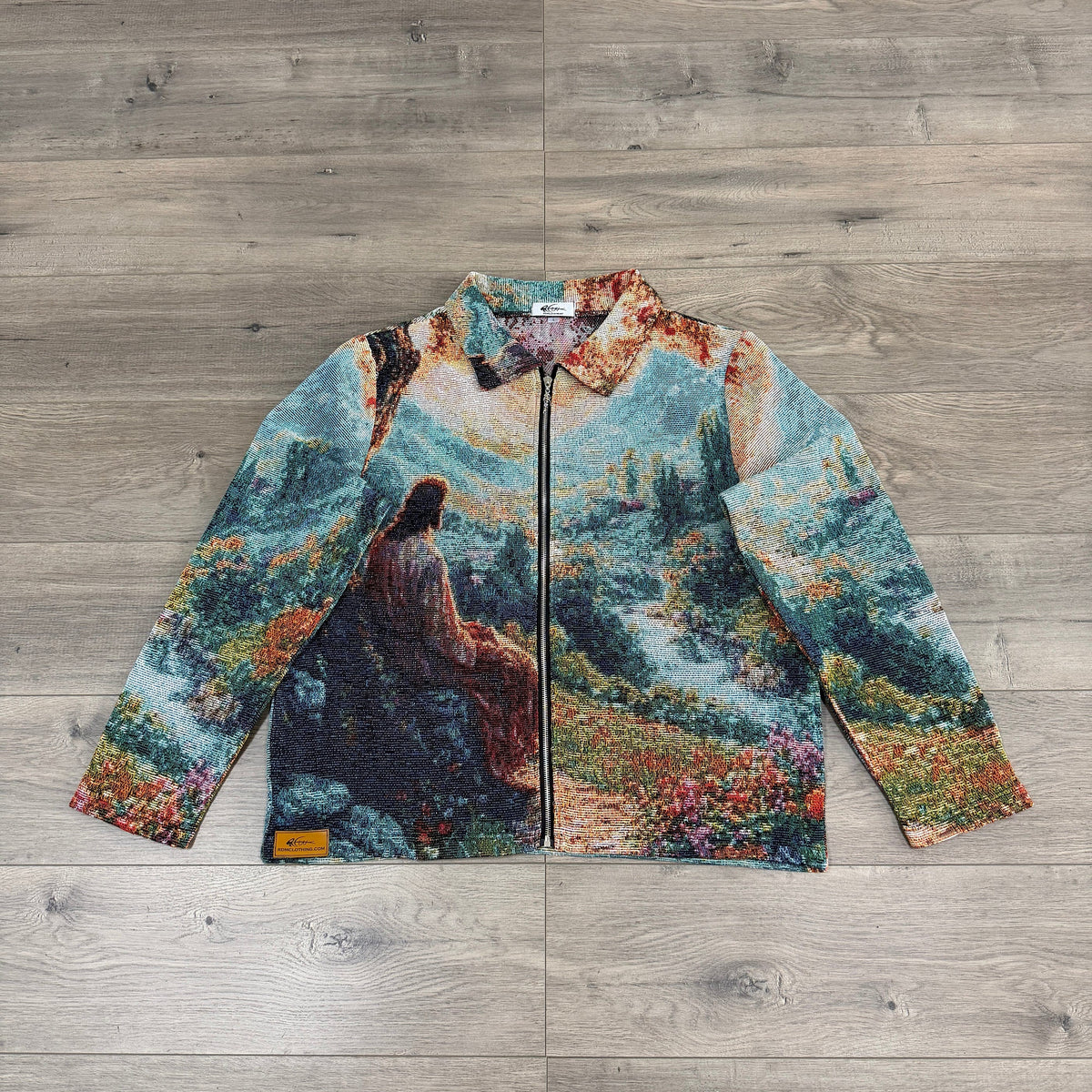 RDMCLOTHINGART tapestry hoodie VALLEY OF PEACE TAPESTRY JACKET