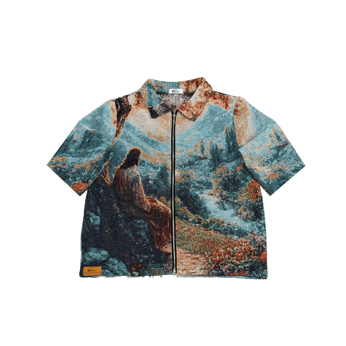 RDMCLOTHINGART tapestry hoodie VALLEY OF PEACE TAPESTRY TEE