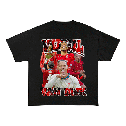 RDMCLOTHINGART tapestry hoodie VAN DIJK HEAVY WEIGHT COTTON TEE-9178