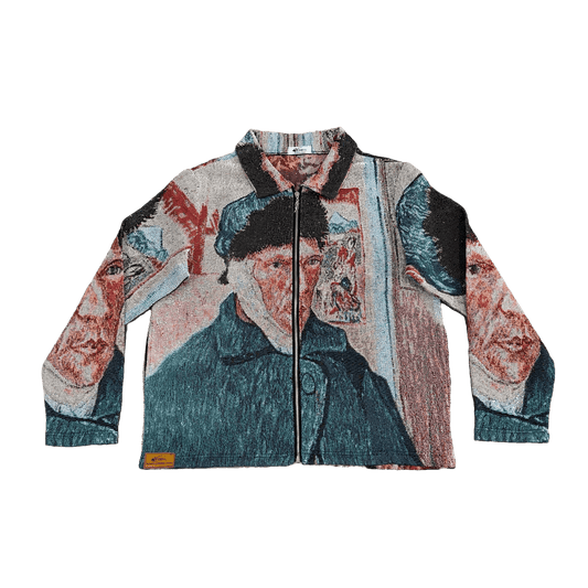 RDMCLOTHINGART tapestry hoodie VAN GOGH SELF PORTRAIT TAPESTRY JACKET