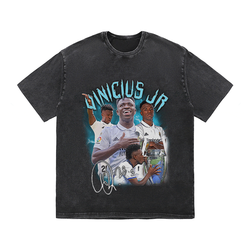 RDMCLOTHINGART tapestry hoodie VINICIUS JR HEAVY WEIGHT COTTON TEE-9179