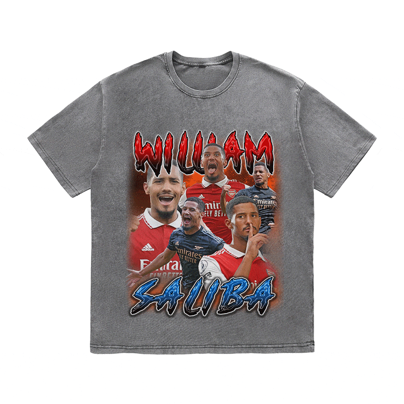RDMCLOTHINGART tapestry hoodie WILLIAM SALIBA HEAVY WEIGHT COTTON TEE-9180
